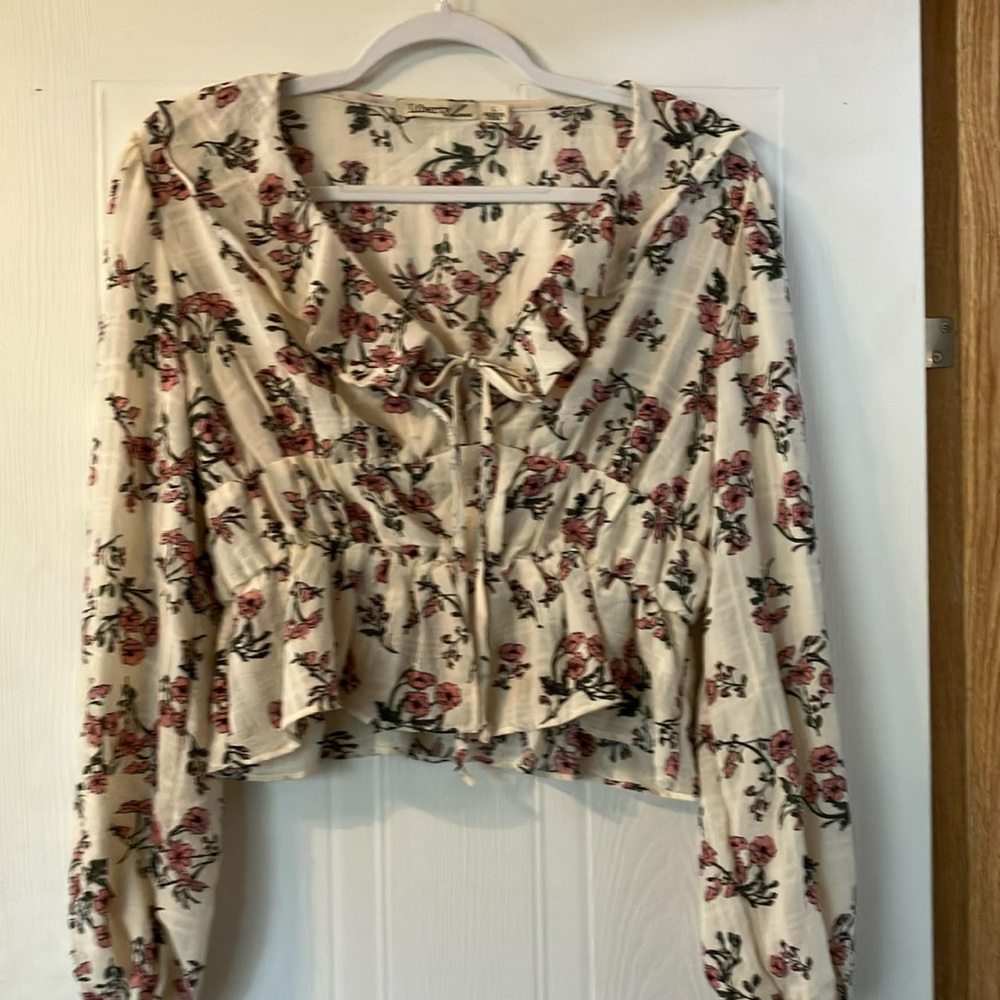 Floral Cream Top